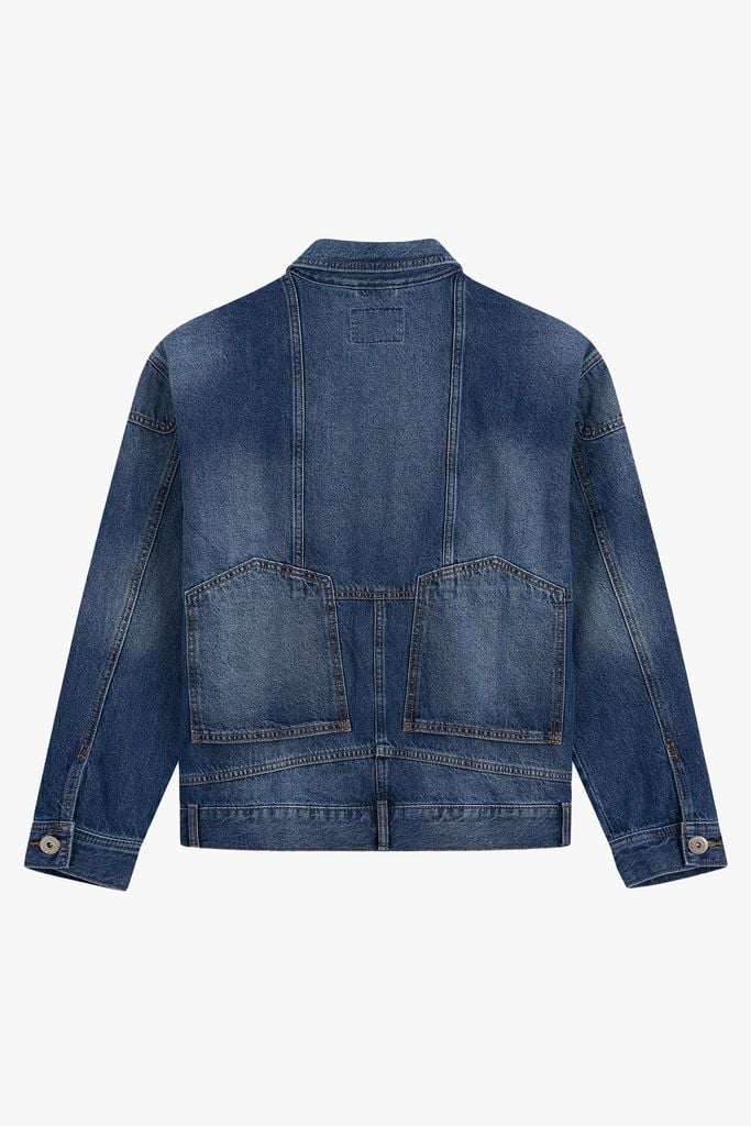 Áo Khoác Jean Bò Nam Form Suông