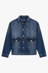 Áo Khoác Jean Bò Nam Form Suông