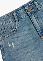 Quần Sooc Jeans Nữ Dáng A