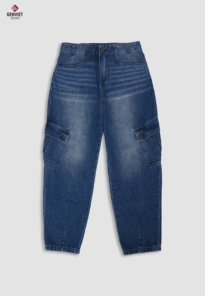 Quần Jeans Nữ Dáng Baggy