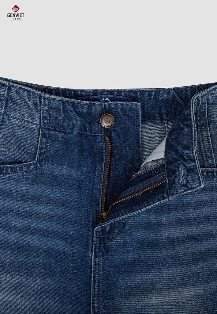 Quần Jeans Nữ Dáng Baggy