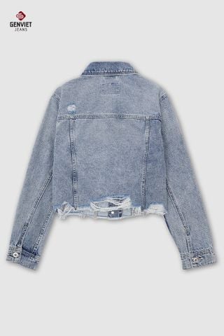 Áo Khoác Jean Nữ 1 Lớp - Basic Trẻ Trung & Cá Tính