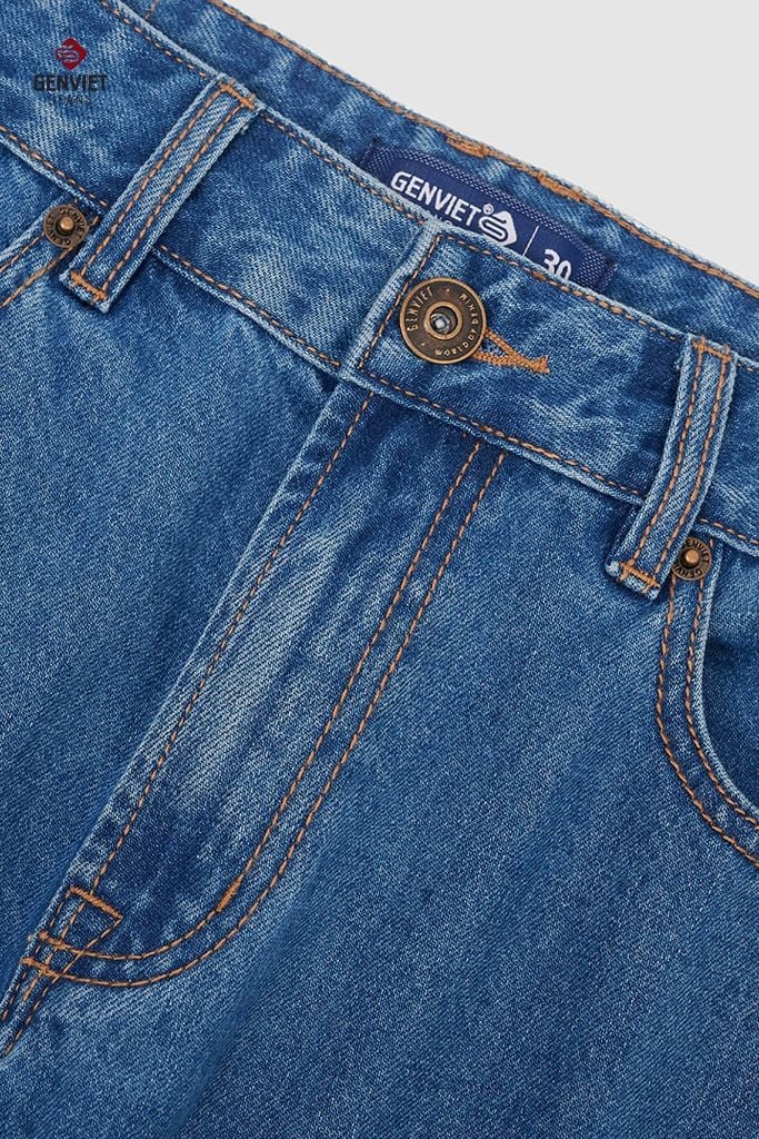 Quần Jeans Nam Ống Đứng
