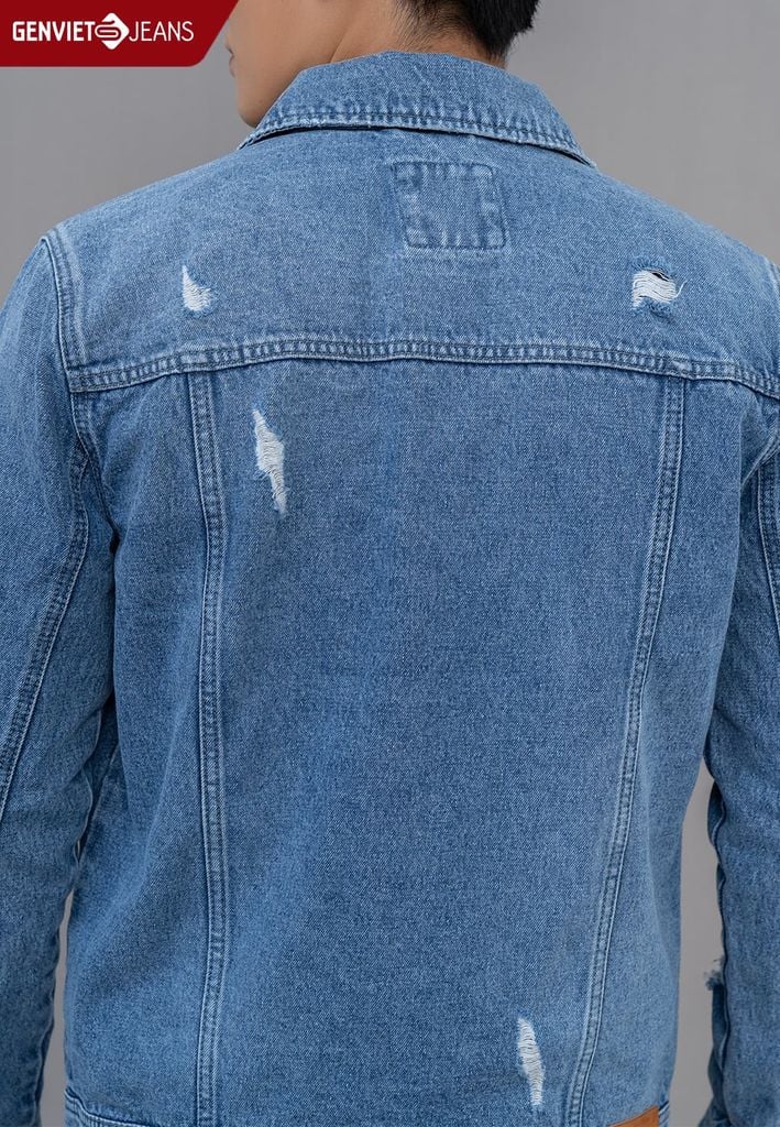 Áo Khoác Jeans 1 Lớp Nam