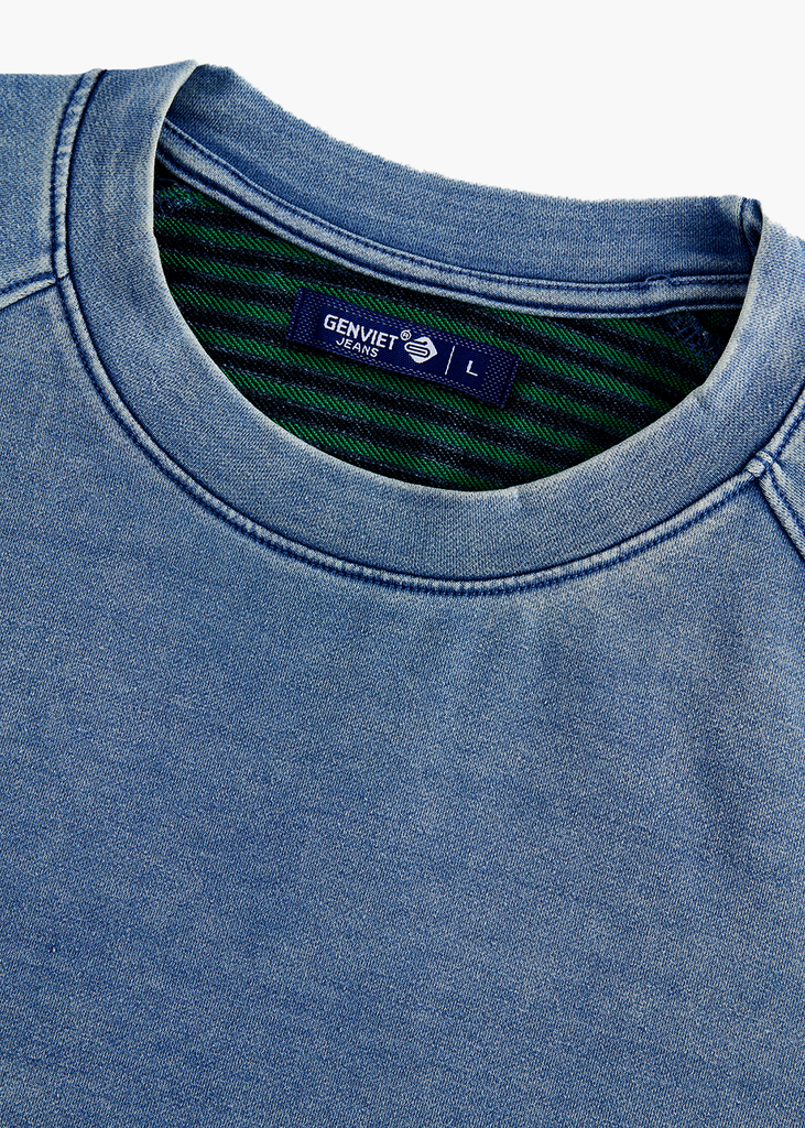 Áo Thun Dài Tay Nam Cotton Denim