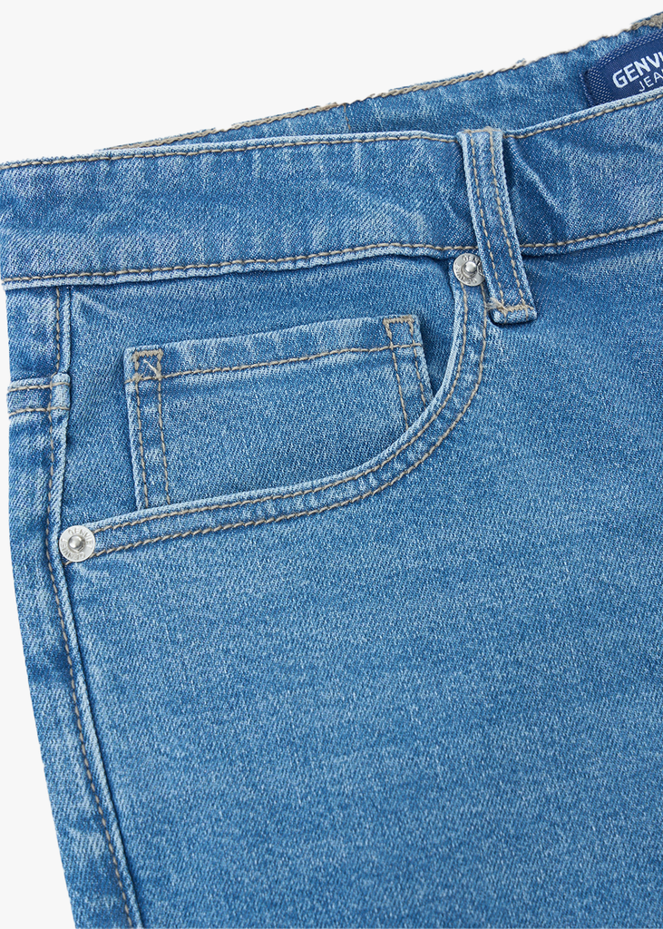 Quần Jean Nam Slim Ôm Vừa - Co Giãn 4 Chiều