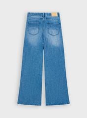 Quần Jeans Nữ Suông Vảy
