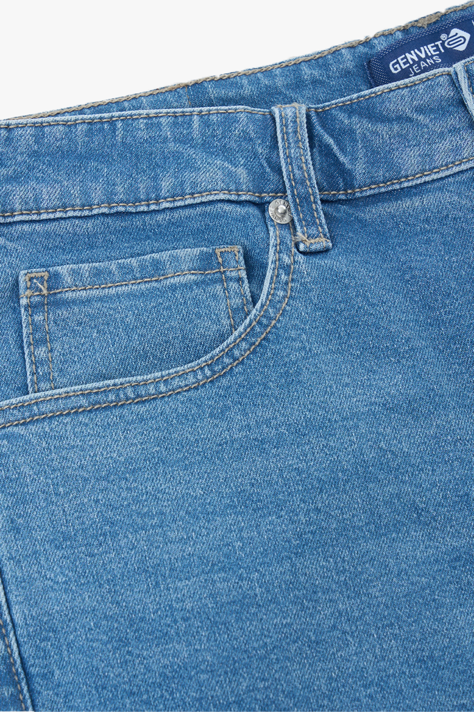 Quần Jean Nam Slim Ôm Vừa - Co Giãn 4 Chiều