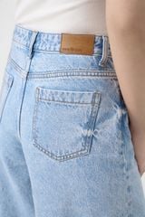 Quần Jean Nữ Ống Rộng Cạp Cao Luxury Denim - Phong Cách Trẻ Trung
