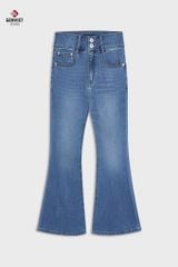 Quần Dài Jeans Nữ Ống Vảy
