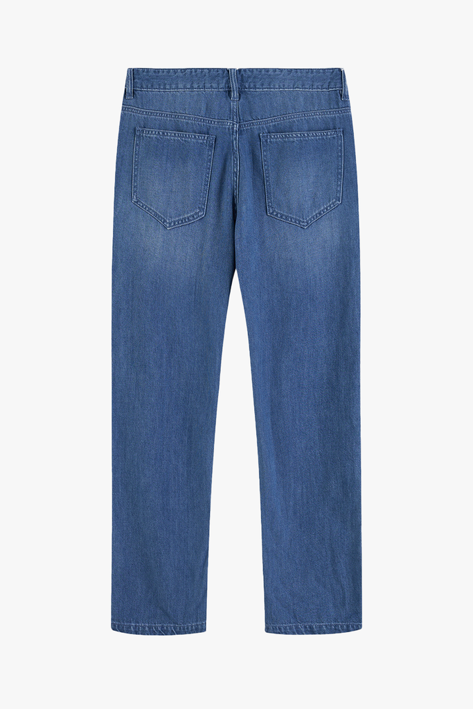 Quần Denim Nam Ống Đứng Basic Soft-Touch Denim - Êm Ái, Giữ Form Tuyệt Đối