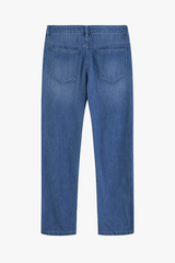 Quần Denim Nam Ống Đứng Basic Soft-Touch Denim - Êm Ái, Giữ Form Tuyệt Đối