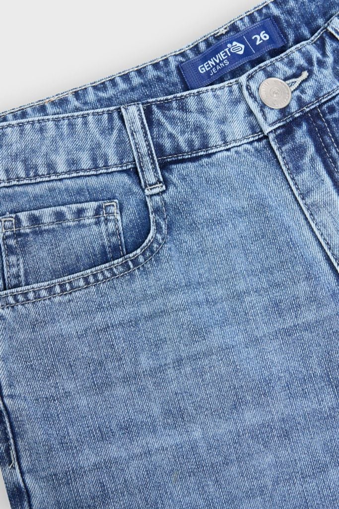 Quần Dài Jeans Nữ Dáng Suông