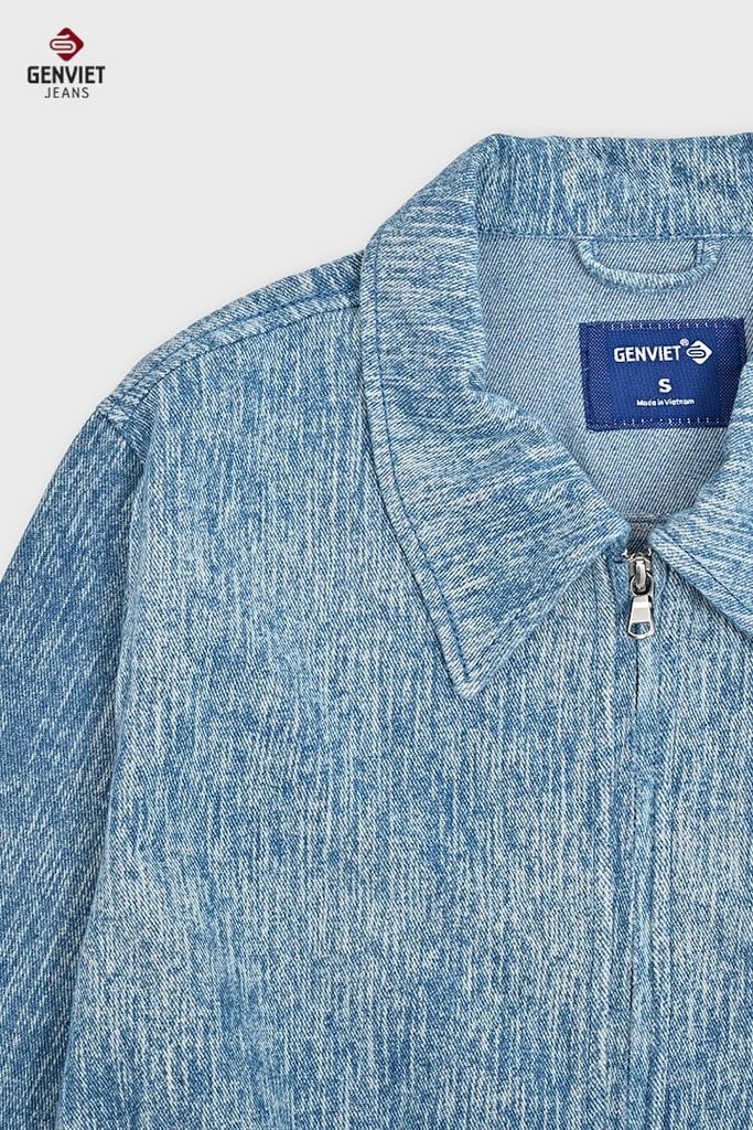 Áo Khoác Jeans Nữ  Bomber