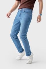 Quần Jean Nam Slim Ôm Vừa - Co Giãn 4 Chiều