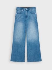 Quần Jeans Nữ Suông Vảy