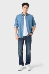 Áo Sơ Mi Nam Suông Vừa Denim Cao Cấp - Trẻ Trung, Nam Tính