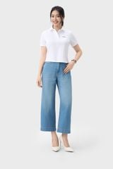 Quần Jean Nữ Ống Suông Cạp Cao - Tôn Dáng Trẻ Trung, Thoải Mái Mọi Lúc
