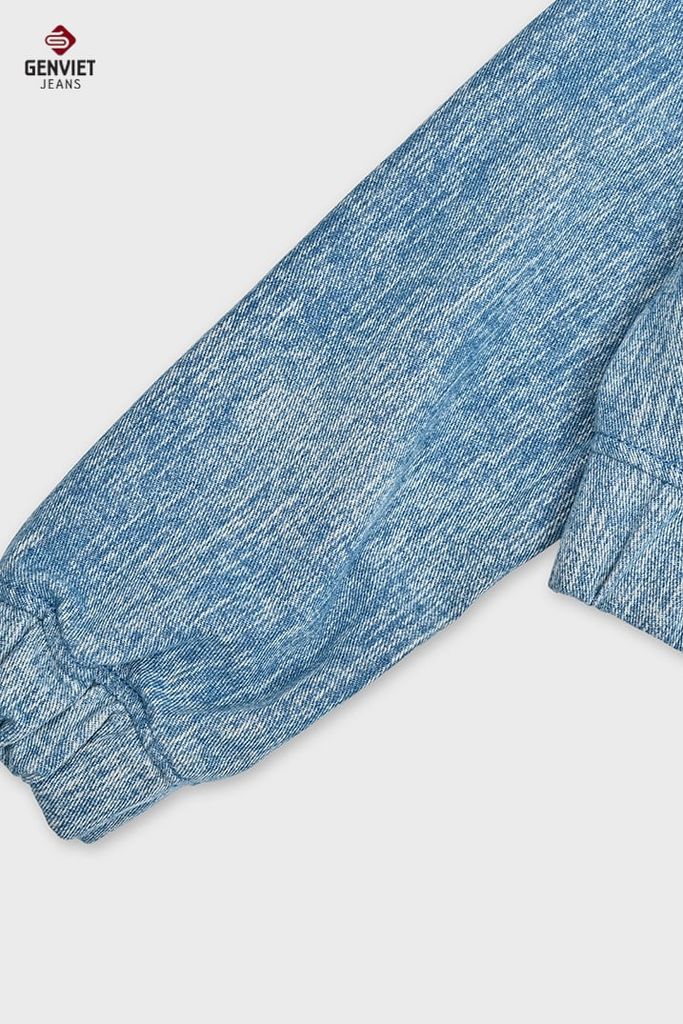 Áo Khoác Jeans Nữ  Bomber