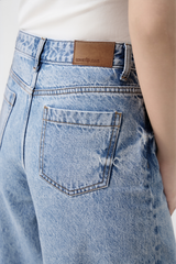 Quần Jean Nữ Ống Rộng Cạp Cao Luxury Denim - Phong Cách Trẻ Trung