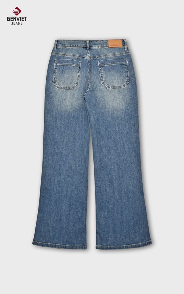 Quần Jeans Nữ Ống Vảy