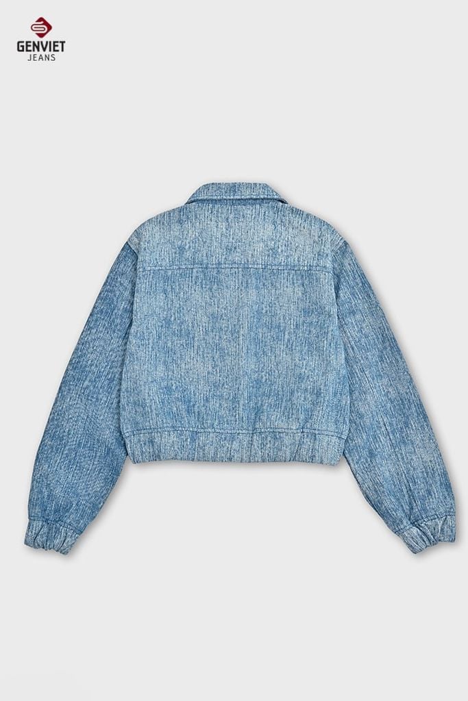 Áo Khoác Jeans Nữ  Bomber