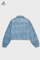 Áo Khoác Jeans Nữ  Bomber