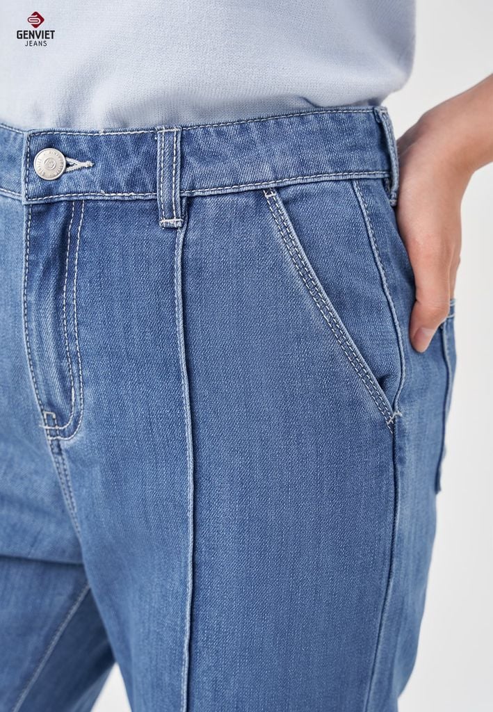 Quần Jeans Nữ Ống Vảy
