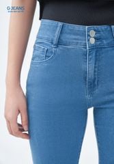 Quần Jeans Nữ Suông Vảy
