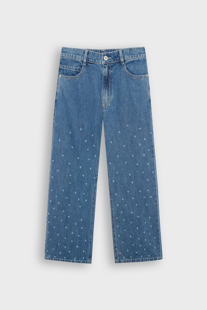 Quần Dài Jeans Nữ Dáng Suông