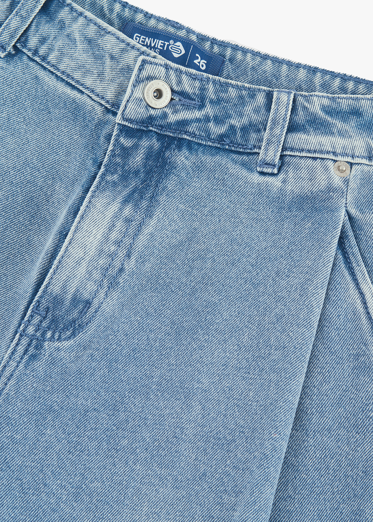 Quần Jeans Nữ Ống Thùng