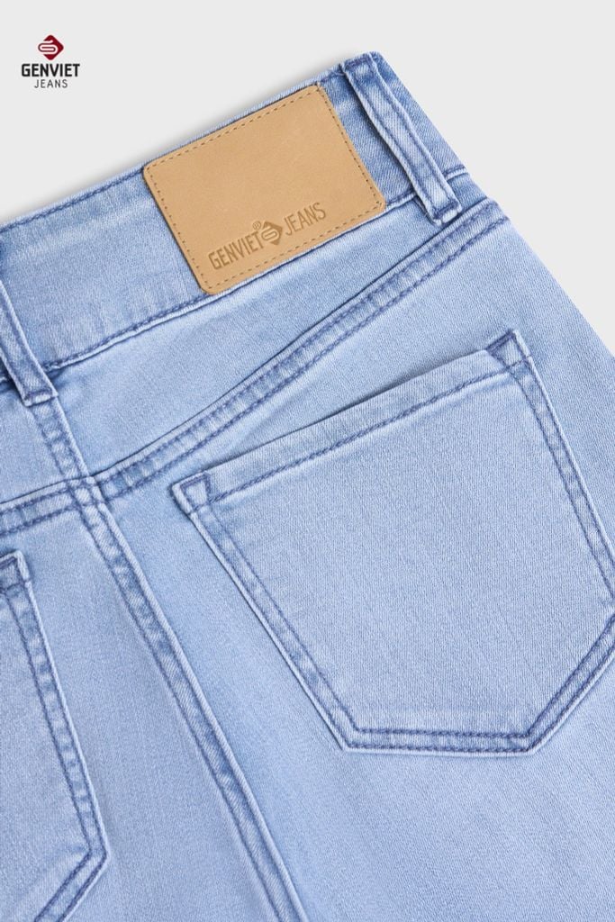 Quần Dài Jeans Nữ Ống Vảy