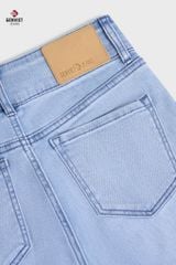 Quần Dài Jeans Nữ Ống Vảy