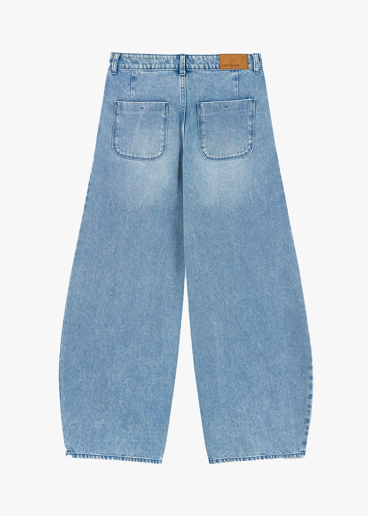Quần Jeans Nữ Ống Thùng