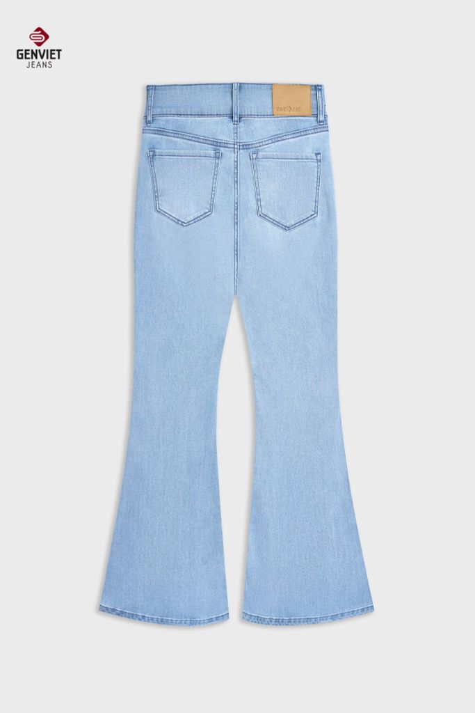 Quần Dài Jeans Nữ Ống Vảy