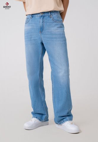 Quần Jeans Nam Ống Suông