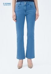 Quần Jeans Nữ Suông Vảy