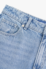 Quần Dài Jeans Nữ Suông Vừa