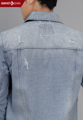 Áo Khoác Jeans 1 Lớp Nam