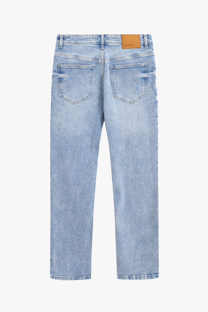 Quần Jean Nam Form Col Đứng - Vải Jeans Chéo Bền Chắc