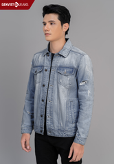 Áo Khoác Jeans 1 Lớp Nam