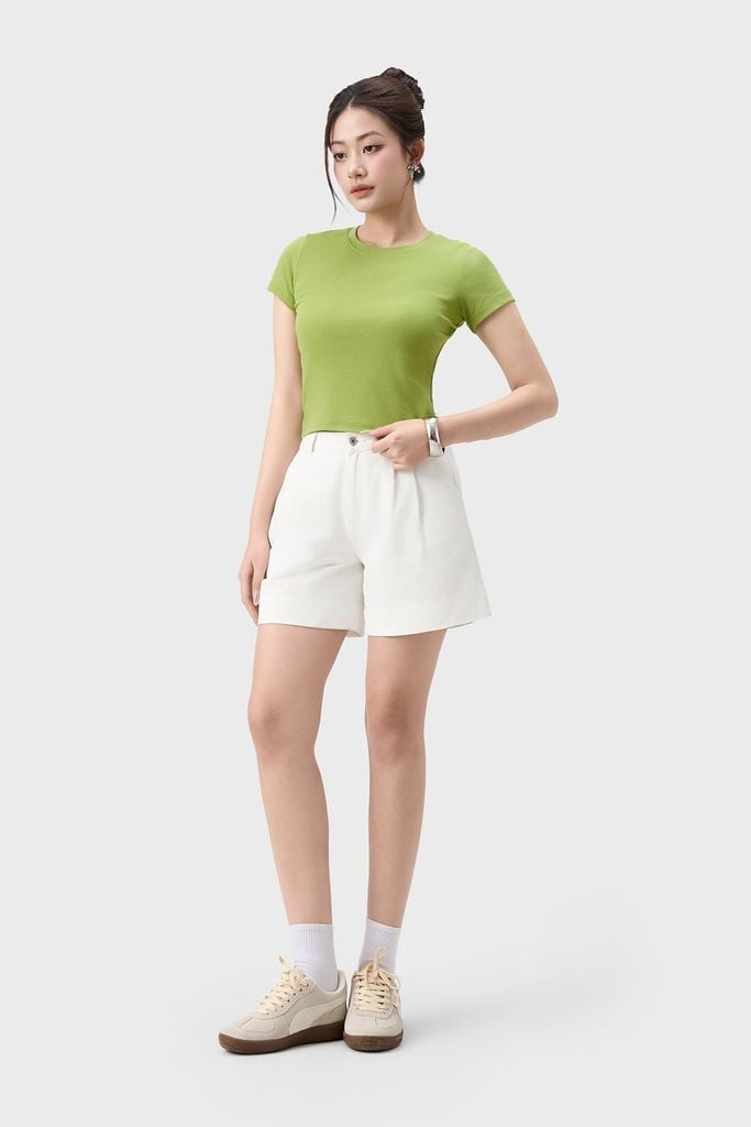 Áo Thun Nữ Cộc Tay Basic Cực Đẹp - Nhiều Màu Sắc