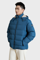 Áo Phao 3 Lớp Chần Bông Có Mũ Tháo Rời - Tay Bo Chun, Ấm Áp