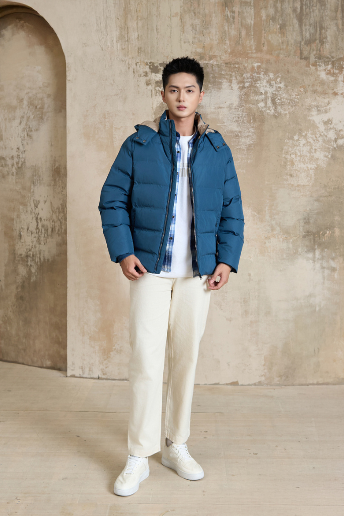 Áo Phao 3 Lớp Chần Bông Có Mũ Tháo Rời - Tay Bo Chun, Ấm Áp