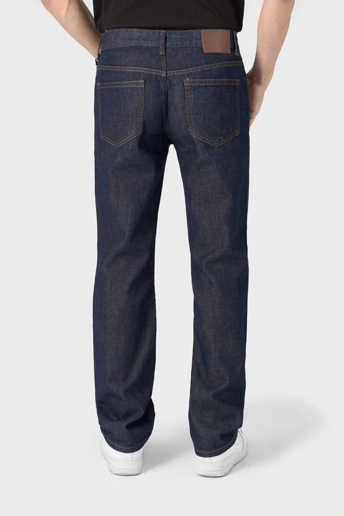 Quần Jean Nam Ống Đứng - Cotton Thoáng, Form Classic Dễ Mặc