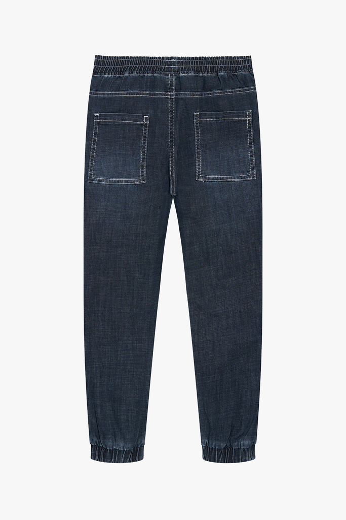 Quần Jean Bé Trai - Jogger Biker Gân Gối Co Giãn Năng Động