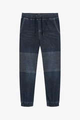 Quần Jean Bé Trai - Jogger Biker Gân Gối Co Giãn Năng Động