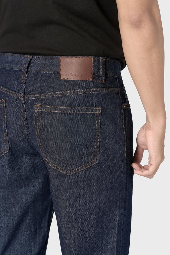Quần Jean Nam Ống Đứng - Cotton Thoáng, Form Classic Dễ Mặc