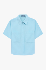 Áo Sơmi Cộc Tay Nữ Croptop