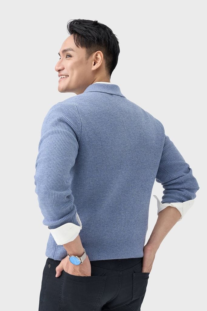 Áo Polo Len Lông Cừu – Dệt Mịn Cao Cấp